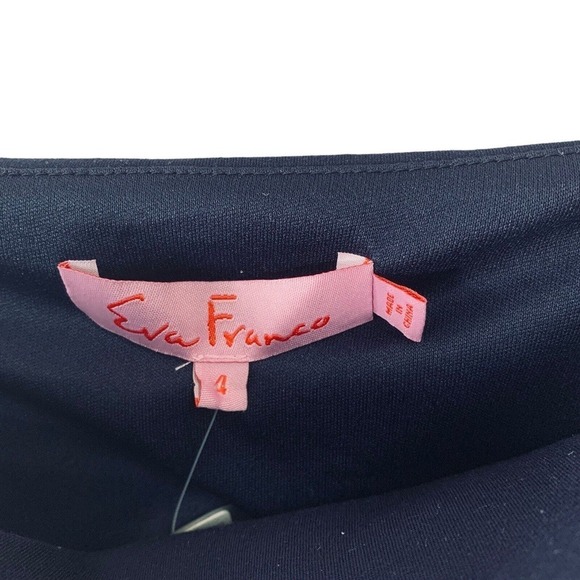 Anthropologie Eva Franco Ponte Trench Blouse Womens Size 4 Nautical NWT $110 - Picture 10 of 14